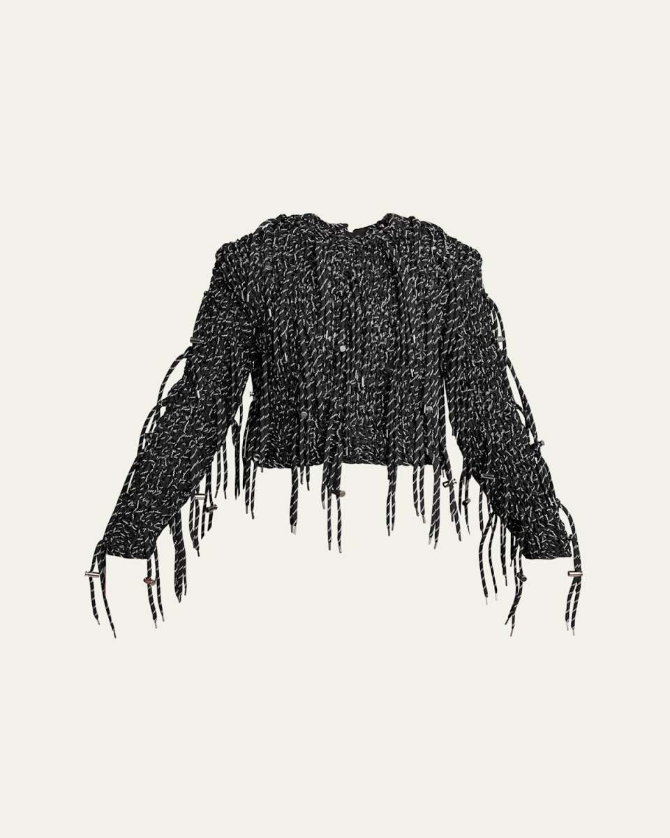 Shoelace Long Sleeve Sweater